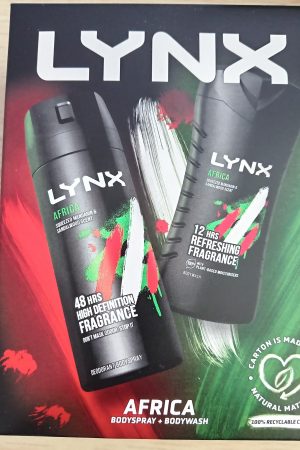 Lynx Africa Body Spray & Body Wash Gift set
